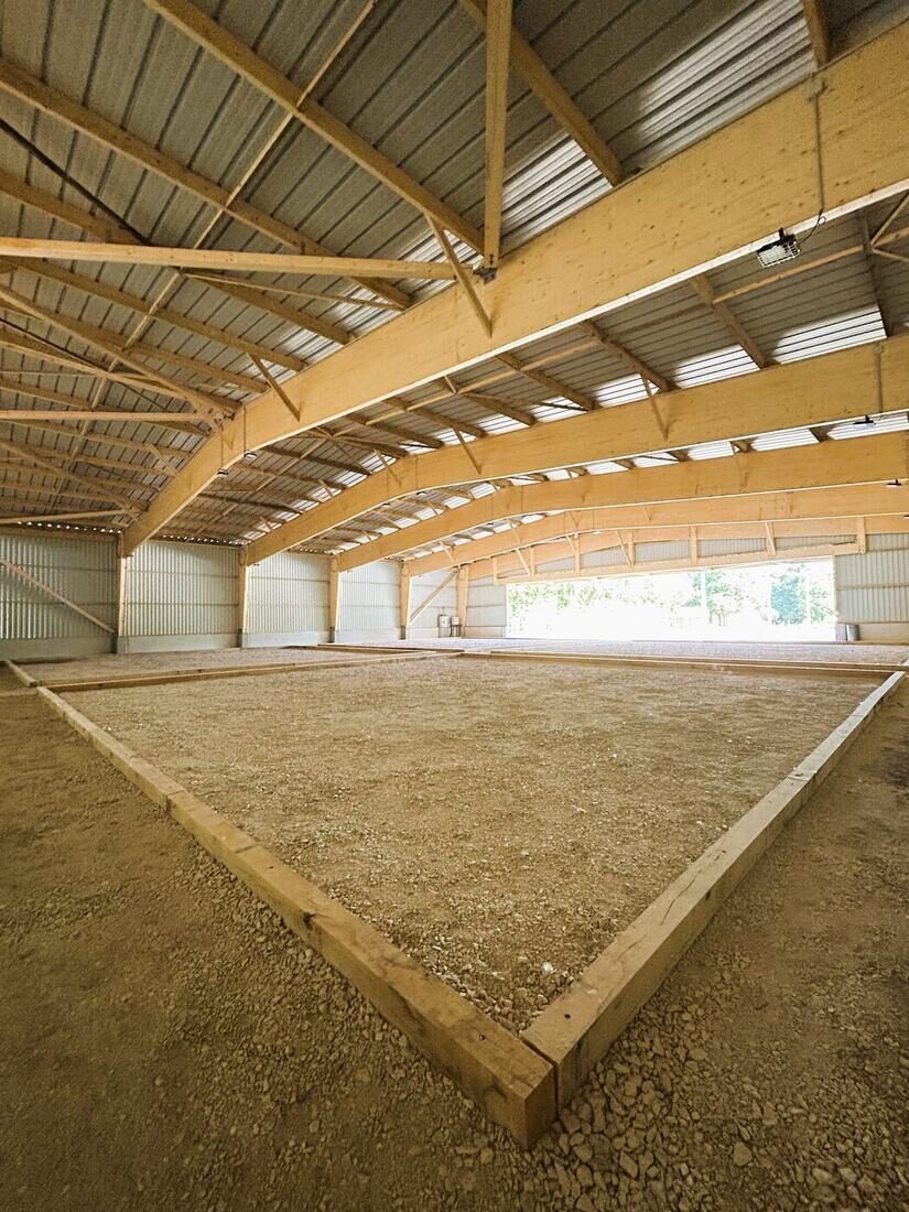 Boulodrome couvert intérieur