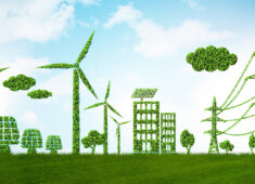 Green energy concept – 3d rendering